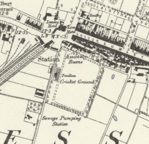 Skegness - Cricket Club : Map credit National Library of Scotland